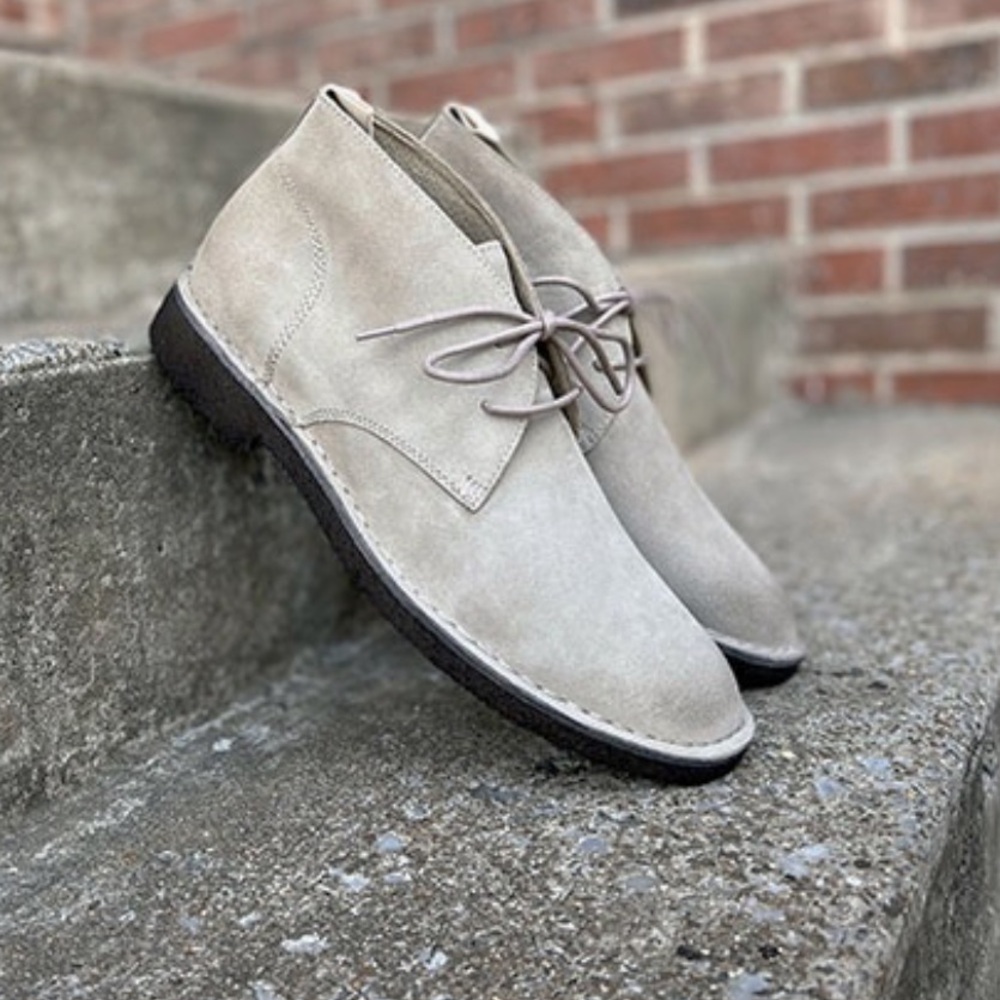 Banana Republic Men's Suede Desert Chukka Boots Sand 1 Tan Size 10